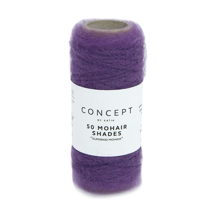 Katia 50 Mohair Shades 54 Viola segnale