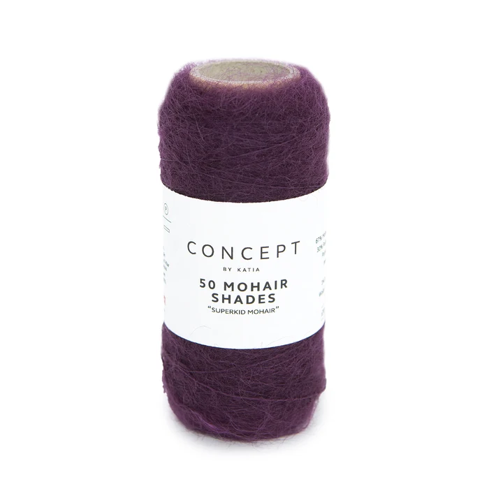Katia 50 Mohair Shades 55 Viola porpora