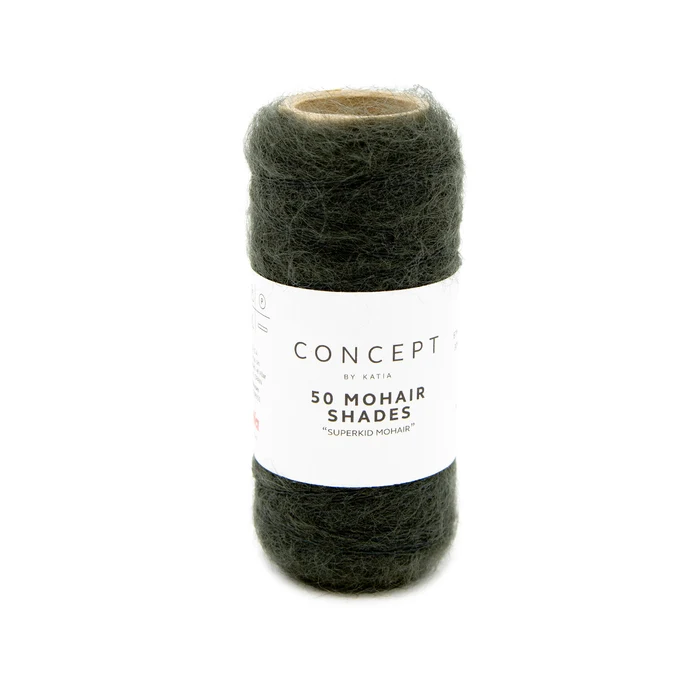 Katia 50 Mohair Shades 25 Verde molto scuro