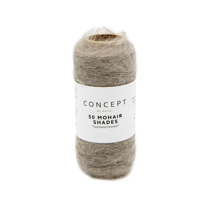 Katia 50 Mohair Shades 3 Grigio chiaro