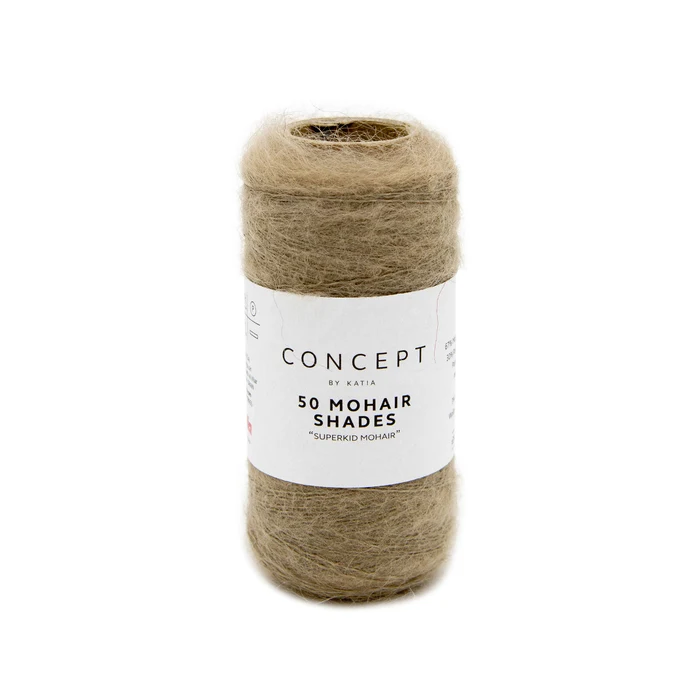 Katia 50 Mohair Shades 8 Grigio pietra