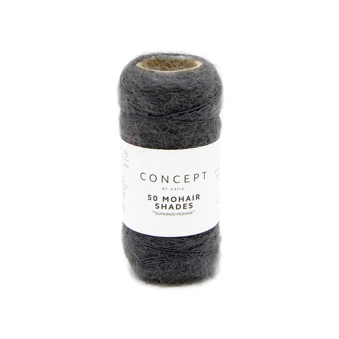 Katia 50 Mohair Shades 5 Grigio antracite
