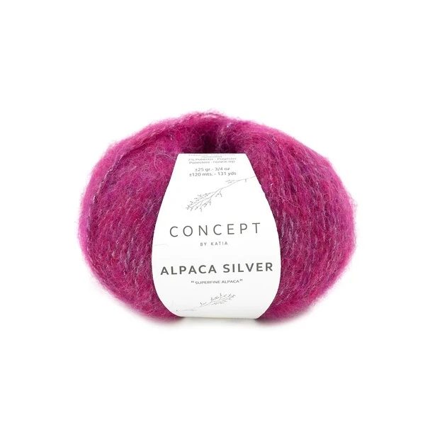 Katia Alpaca Silver 271 Rubino-argento