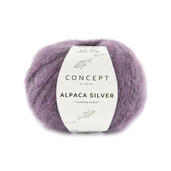 Katia Alpaca Silver 274 Lilla-argento