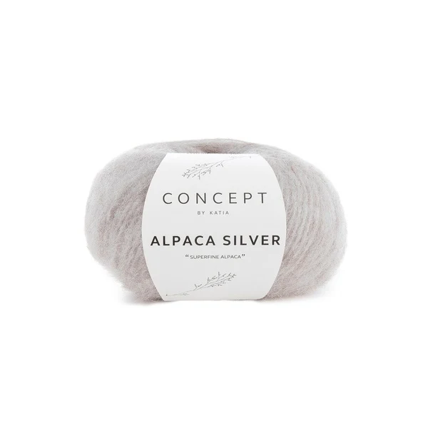 Katia Alpaca Silver 251 Beige-argento