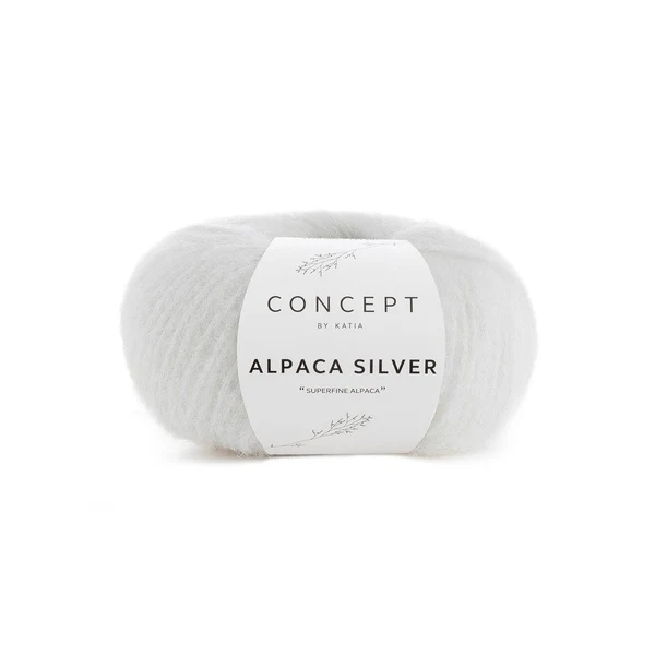 Katia Alpaca Silver 250 Ecru-argento
