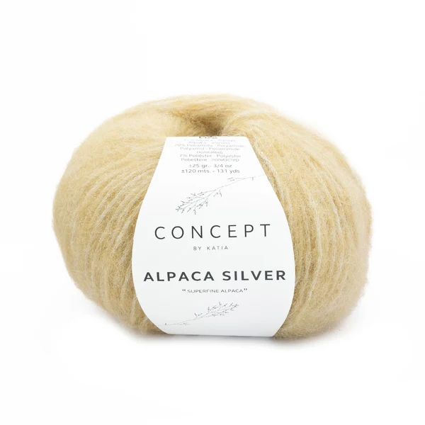 Katia Alpaca Silver 281 Avorio–argento