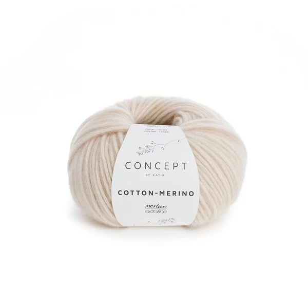 Katia Cotton-Merino 101 Beige chiaro