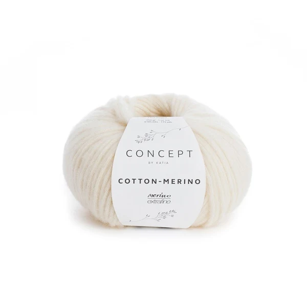 Katia Cotton-Merino 100 Écru