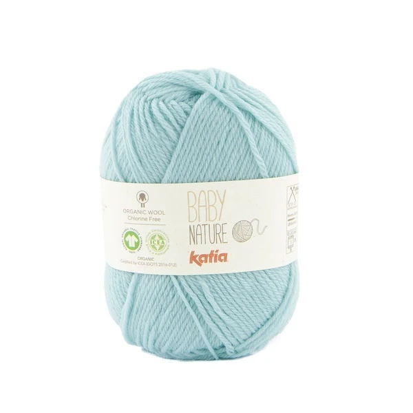Katia Baby Nature 125 Turchese pastello