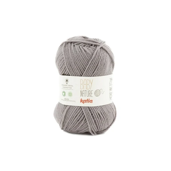 Katia Baby Nature 119 Grigio pietra