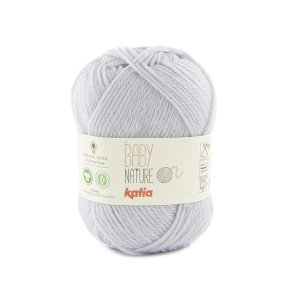 Katia Baby Nature 123 Grigio chiaro perla