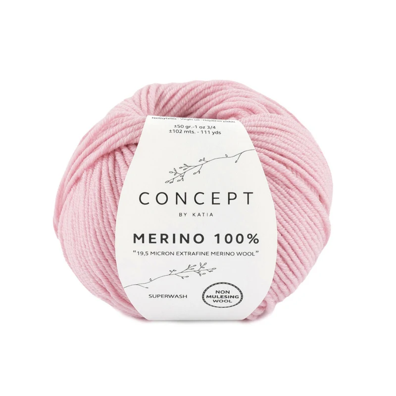 Katia Merino 100% 007 Rosa molto chiaro