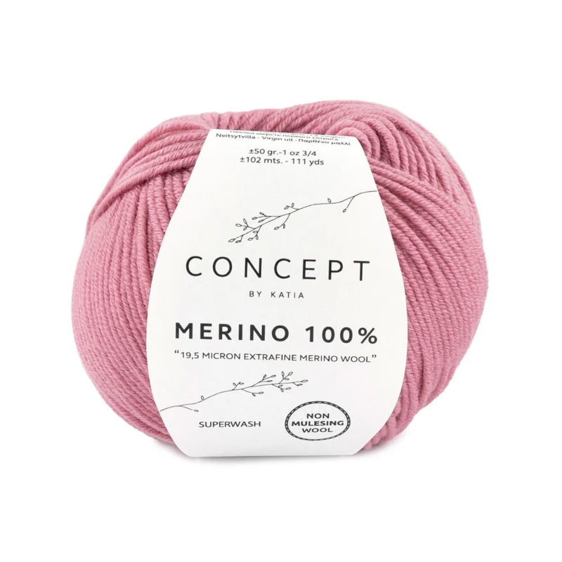 Katia Merino 100% 037 Rosa