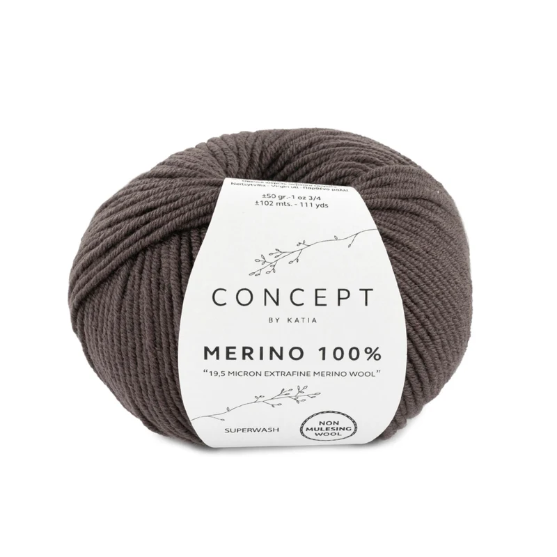 Katia Merino 100% 502 Marrone medio