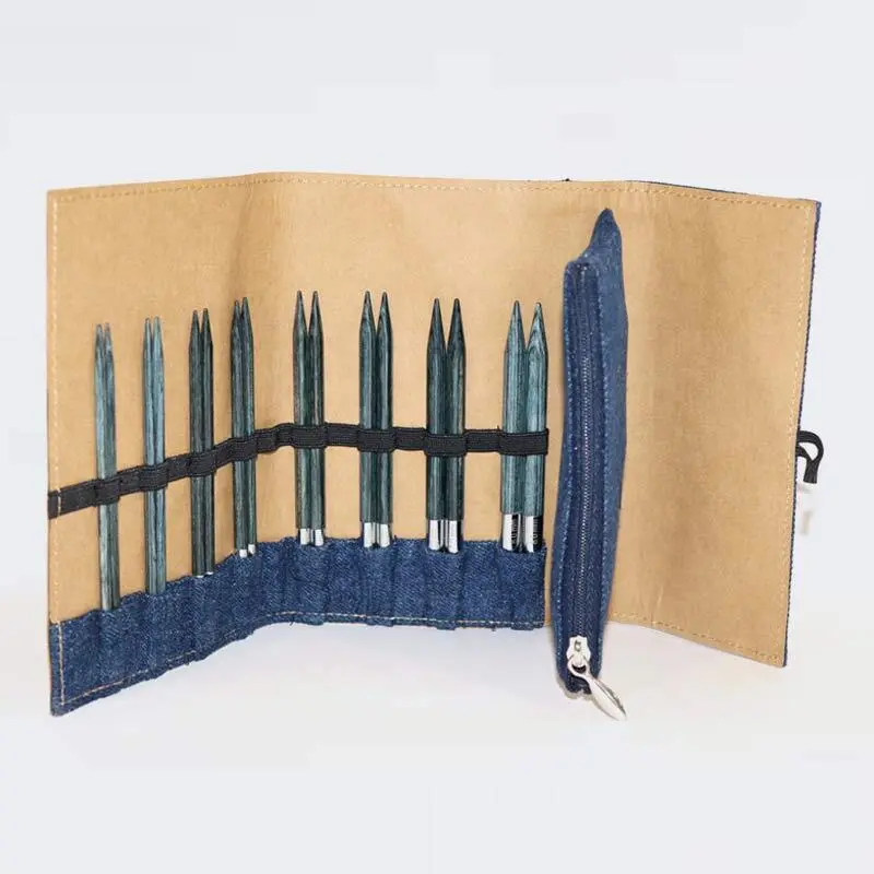 KnitPro Indigo Wood Set di Ferri Circolari Intercambiabili