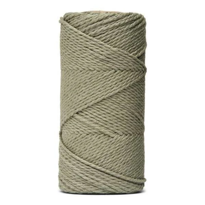 LindeHobby Macrame Lux, Corda per Macramè, 2 mm 06 Khaki