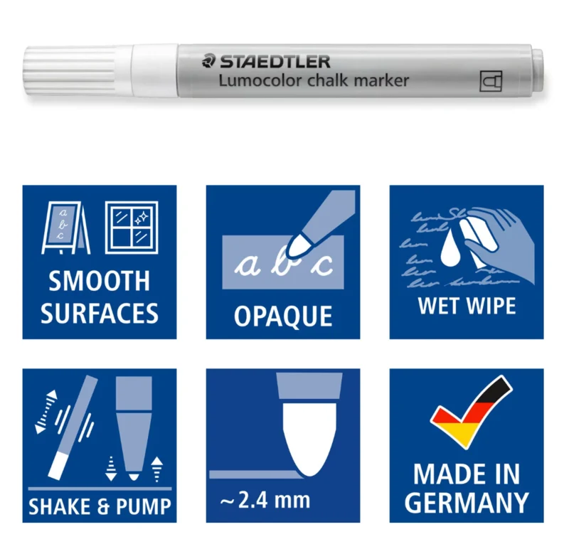 STAEDTLER Lumocolor Penna a gesso liquido