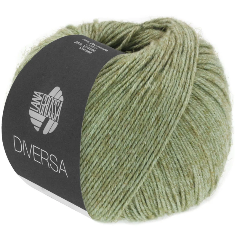 Lana Grossa Diversa 10 Grigio verde