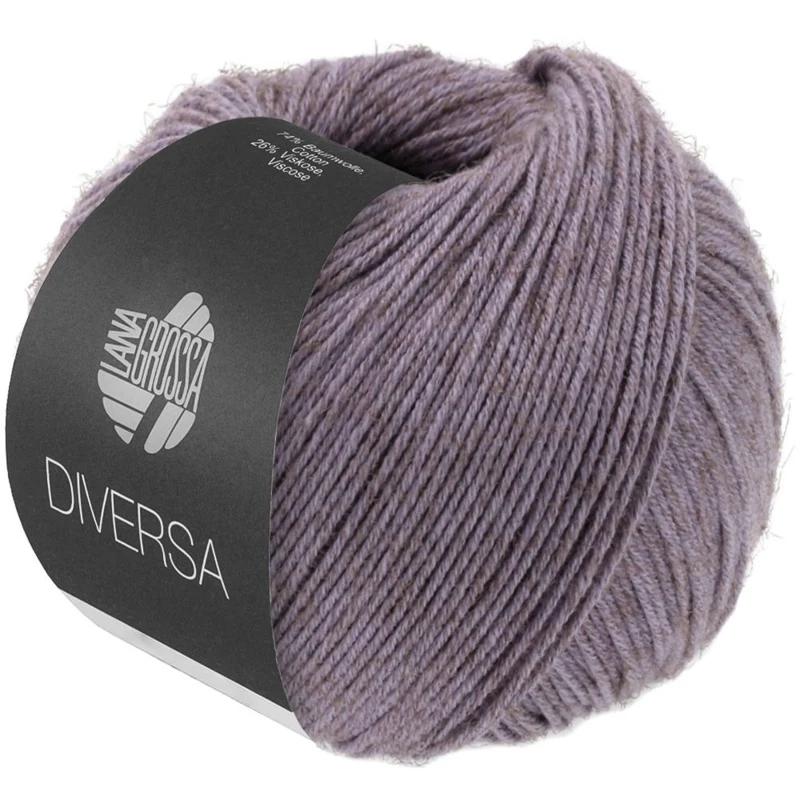 Lana Grossa Diversa 24 Lilla-grigio
