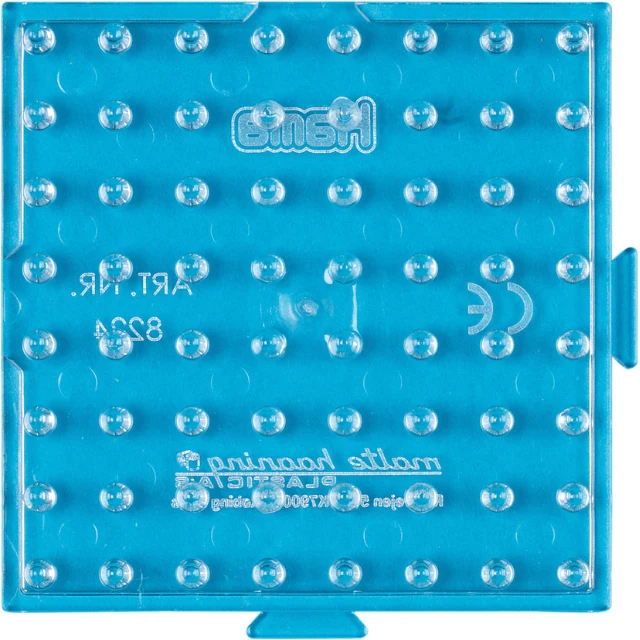 Hama maxi piatto di perla, trasparente - Quadratino 8224