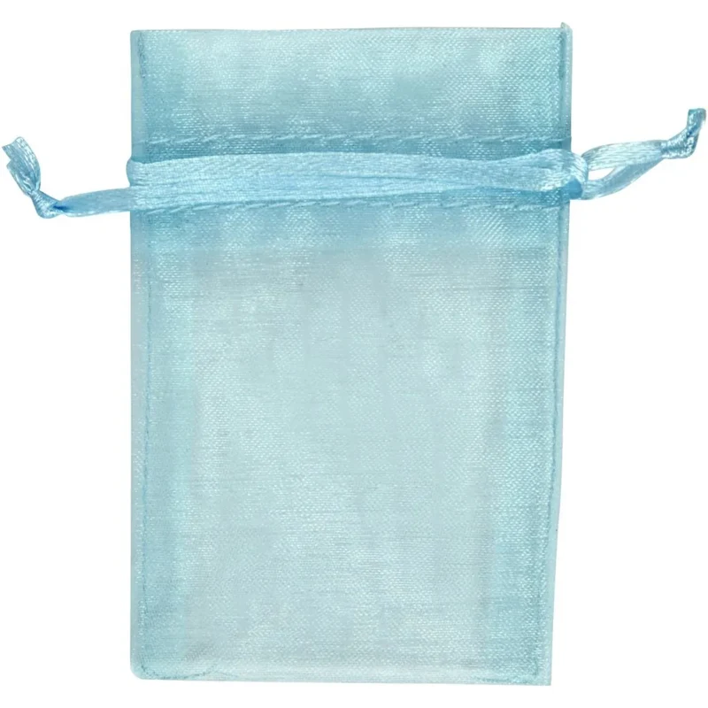Borse in organza, 7x10 cm, 10 pezzi.