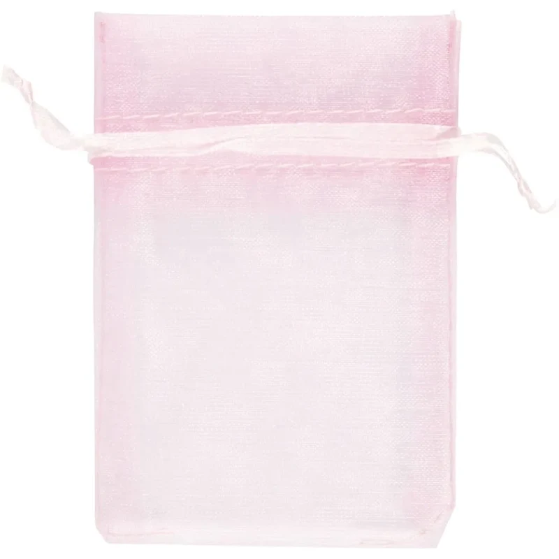 Borse in organza, 7x10 cm, 10 pezzi.