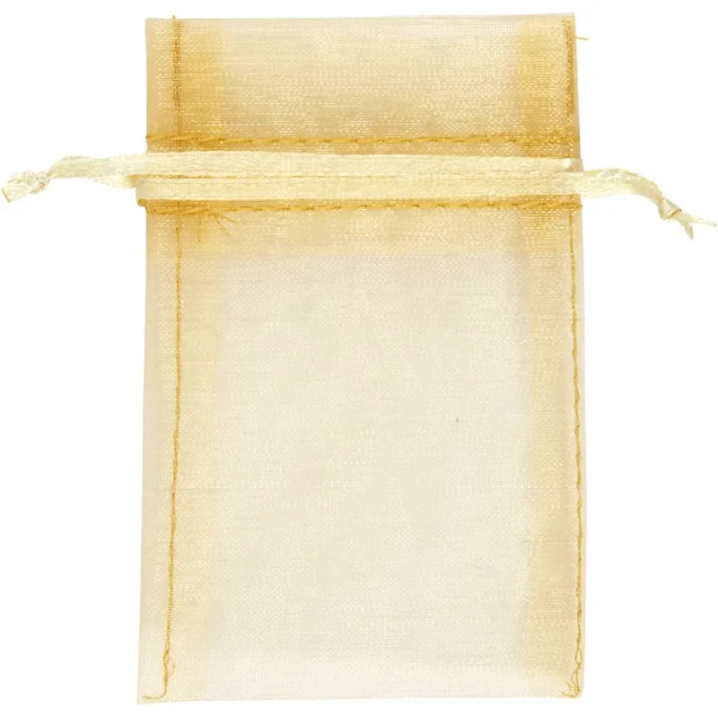 Borse in organza, 7x10 cm, 10 pezzi.
