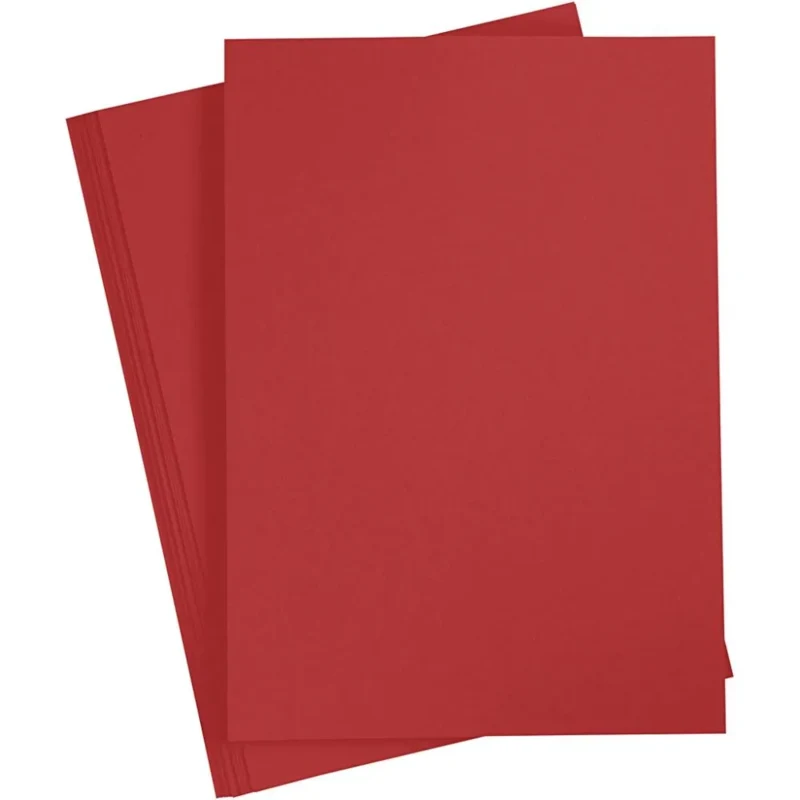 Carta, 20 pezzi, A4 - Rosso