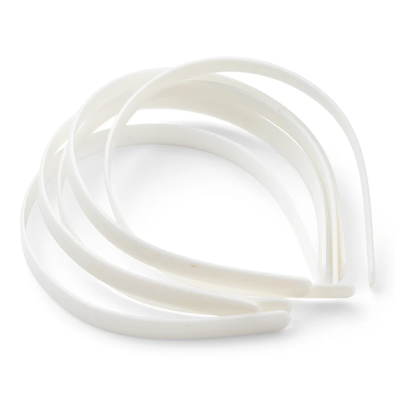 HobbyArts Cerchietto, Bianco, 12 mm, 5 pezzi
