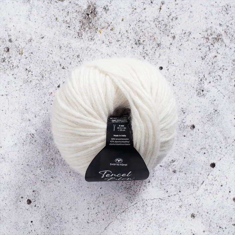 Svarta Fåret Tencel Blow 05 Neve bianca