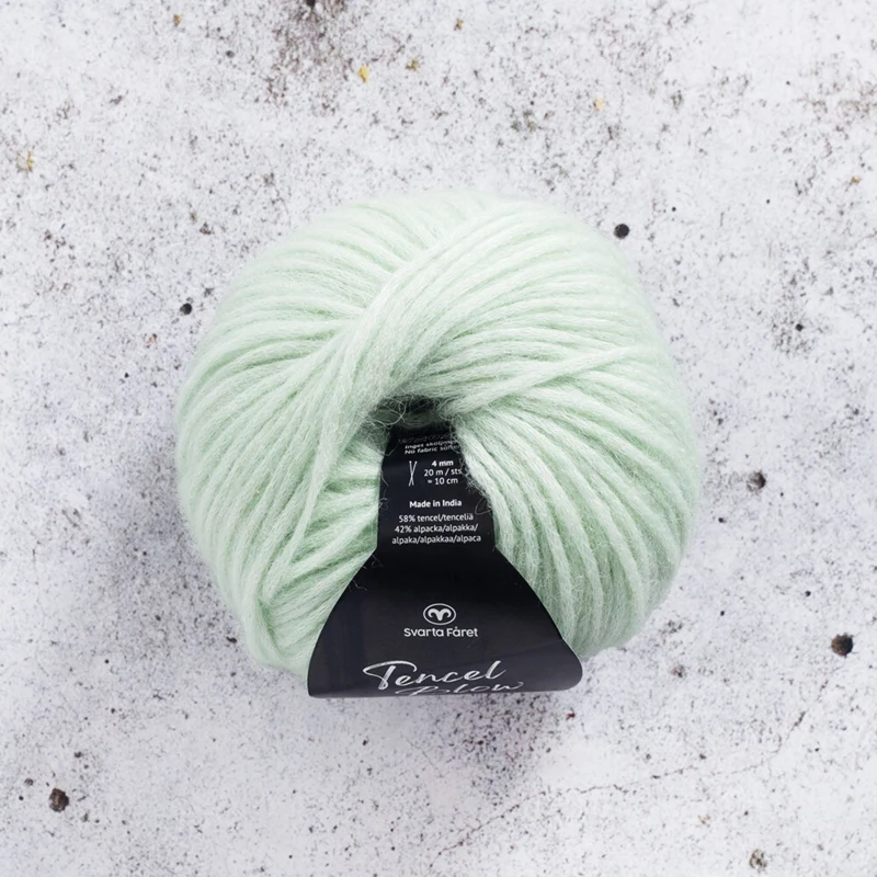 Svarta Fåret Tencel Blow 90 Verde ghiacciato