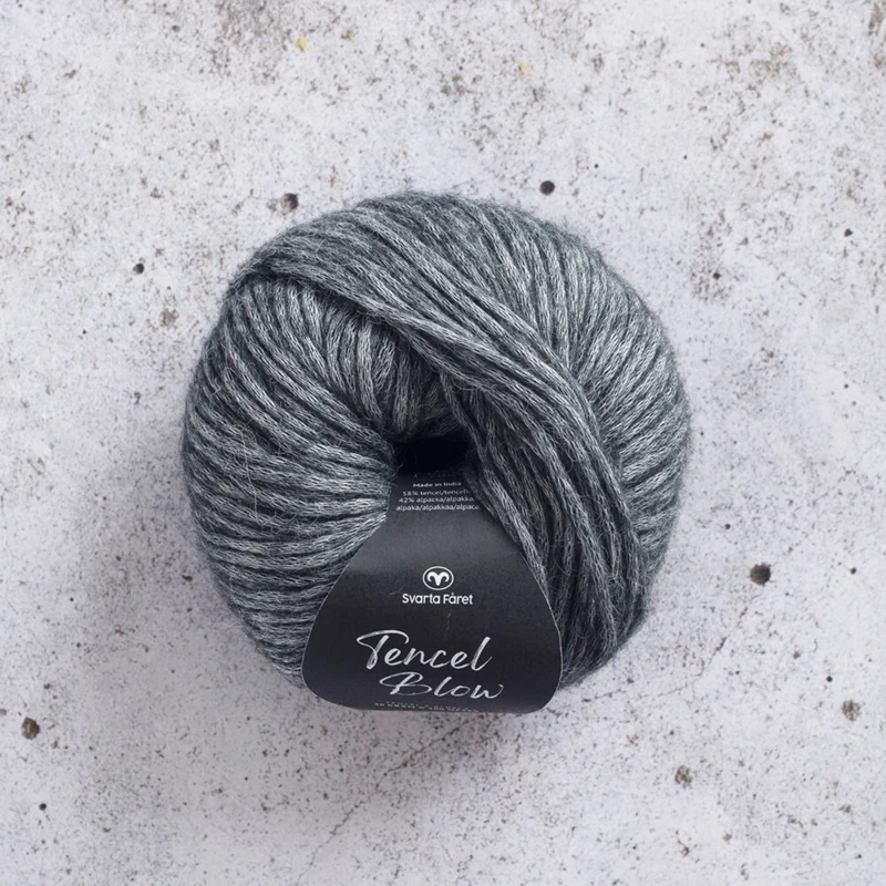 Svarta Fåret Tencel Blow 01 Metallo da cannone nero