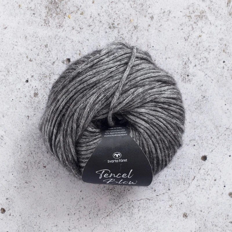 Svarta Fåret Tencel Blow 09 Ombra grigia