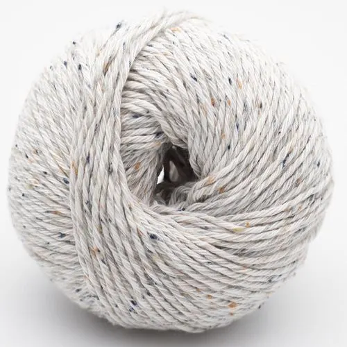 Erika Knight Gossypium Cotton Tweed 01 Bianco neve