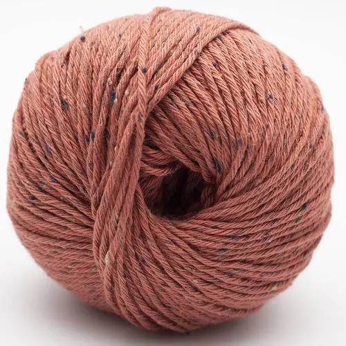 Erika Knight Gossypium Cotton Tweed 07 Rosso ruggine