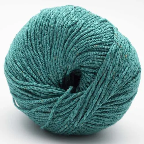 Erika Knight Gossypium Cotton Tweed 27 Turchese profondo