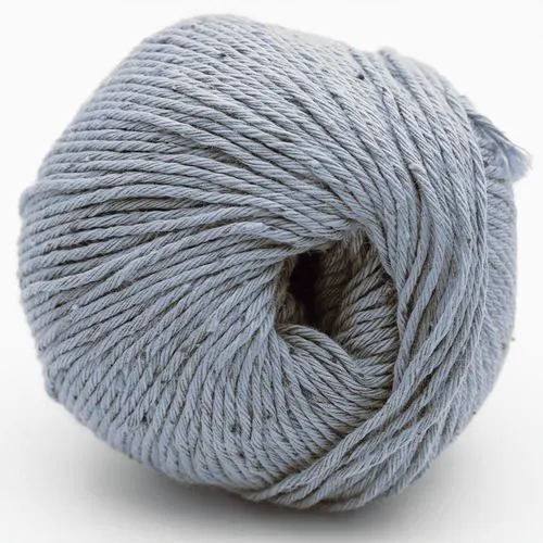 Erika Knight Gossypium Cotton Tweed 15 Azzurro ghiaccio
