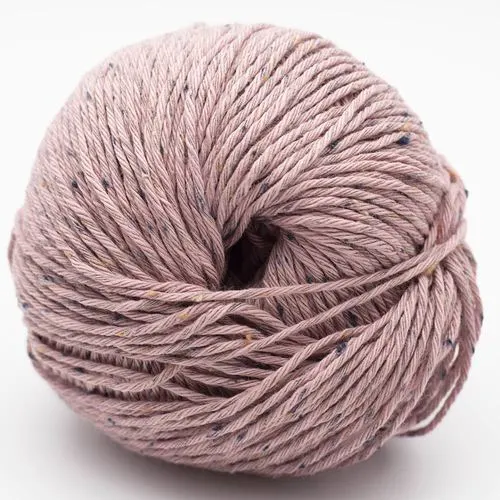 Erika Knight Gossypium Cotton Tweed 28 Quarzo rosa