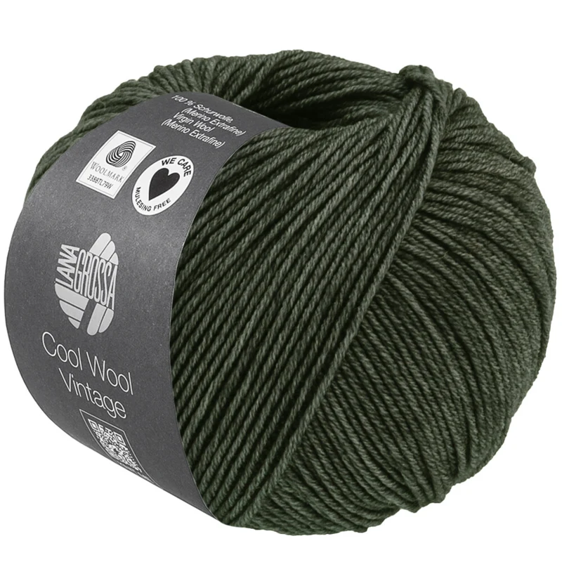 Lana Grossa Cool Wool Vintage 93 Verde bosco