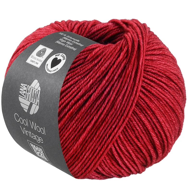 Lana Grossa Cool Wool Vintage 98 Rosso fuoco
