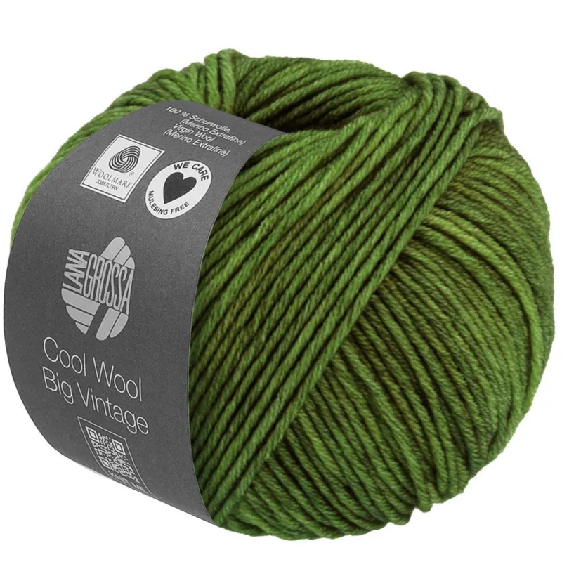 Lana Grossa Cool Wool Big Vintage 92 Verde prato