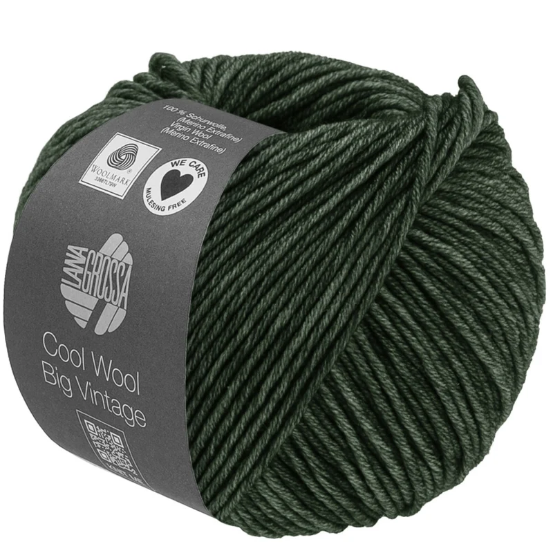 Lana Grossa Cool Wool Big Vintage 97 Verde bosco
