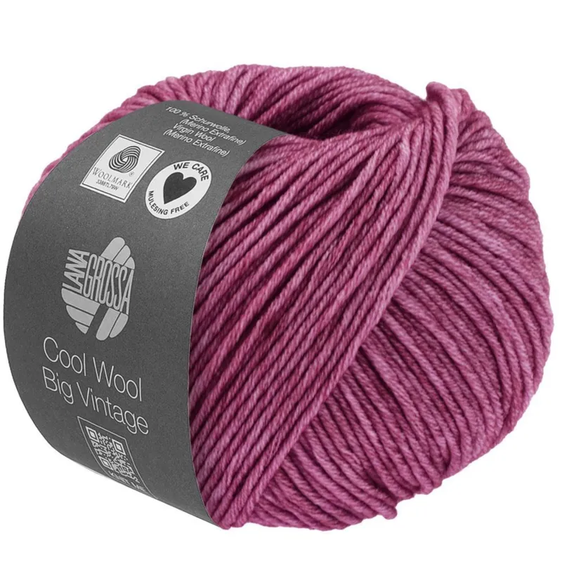 Lana Grossa Cool Wool Big Vintage 89 Rosa