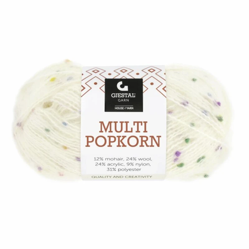 Gjestal Multi Popkorn 501 Bianco