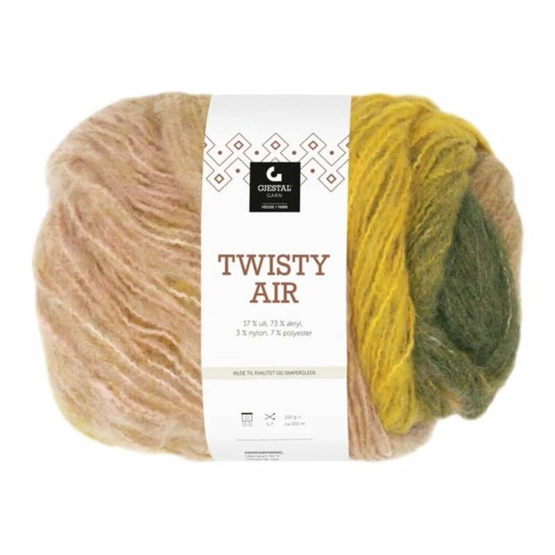 Gjestal Twisty Air 9109 Verde/giallo/rosa stampa