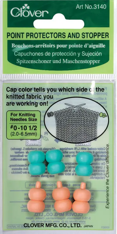 Clover Stick Protector e Stopper (turchese / rosa)