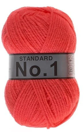Lammy Yarn No. 1 215 Rosso neon
