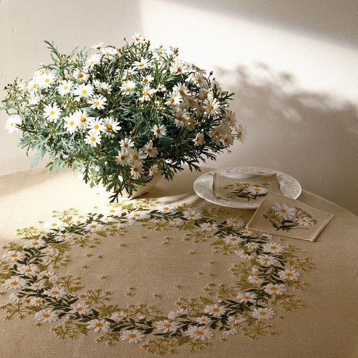 Permin Ricamo - Occhio di bue bianco