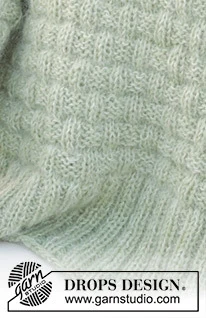 241-6 Scottish Thistle Sweater by DROPS Design